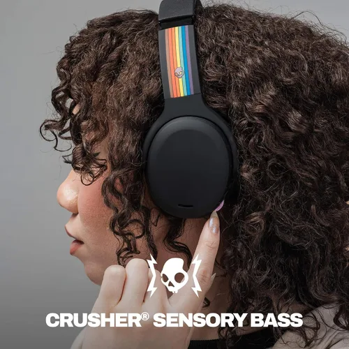 Vista 2 de Skullcandy Crusher ANC 2 - Auriculares inalámbricos Bluetooth con graves multisensoriales, cancelación activa de ruido, hasta 60 horas de batería