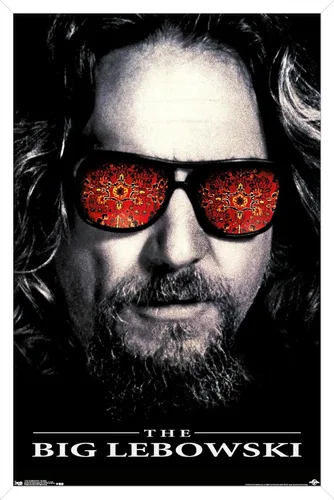 Vista 15 de Trends International The Big Lebowski - Póster de pared de una hoja, 14.725 x 22.375 pulgadas, versión enmarcada de madera de granero
