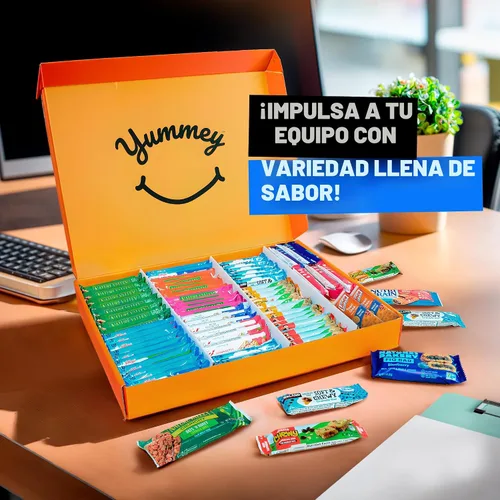 Vista 4 de Paquete de variedad de barras de granola a granel - Caja de aperitivos variada de barras de granola saludables para aperitivos de oficina y barras