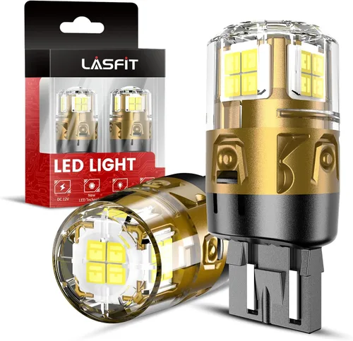 Vista 11 de LASFIT Bombilla LED de 194 color rojo 168 T10 192 2825 W5W Canbus sin errores, sin polaridad, 400 lúmenes, extremadamente brillante para luz