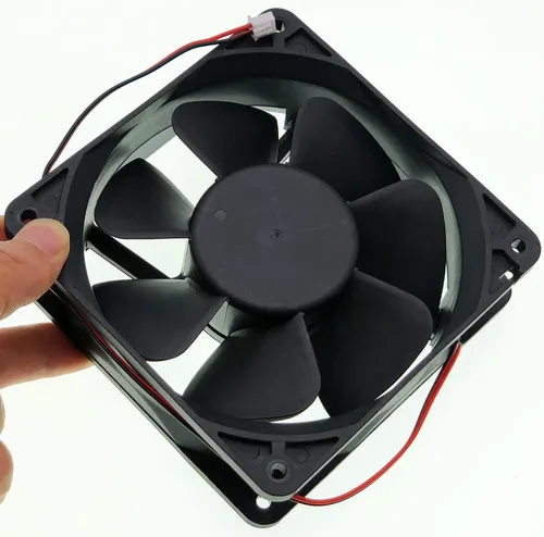 Vista 7 de para MQ12038HBL DC24V 0.35A 12CM Ventilador de enfriamiento DC Ventilador AXIAL Ventilador de enfriamiento silencioso 2-Pin 2-Wire