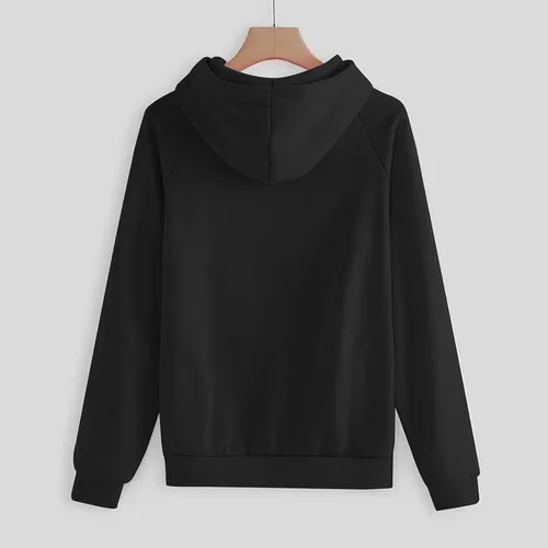 Vista 3 de Comigeewa Chándal dos piezas estampado navideño letras sudadera con capucha y cordón manga larga conjuntos de pantalones
