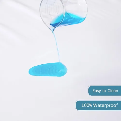 Vista 3 de Protección de colchón con zíper para cama individual impermeable (4/5/7/9 pulgadas), funda para colchón de 6 lados con zíper, compatible con Amazon