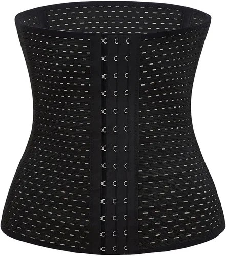Vista 5 de JOFOW Breathable Waist Tummy Girdle Belt Sport Body Shaper Trainer Control Corset Bodysuit