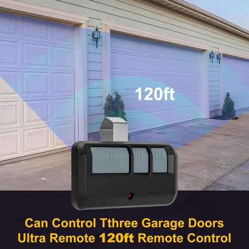 Vista 6 de 893LM 893Max 971LM para LiftMaster Chamberlain Craftsman Abridor de puerta de garaje, control remoto de reemplazo de código rodante de 3 botones