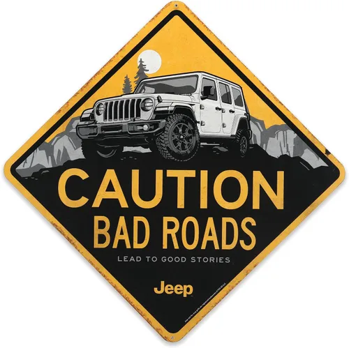 Vista 9 de Letrero de metal en relieve para Jeep Wrangler Azul marino
