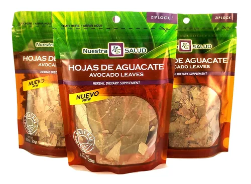 Vista 2 de Hojas de té de aguacate Infusión de hierbas Hojas de Aguacate Te Value Pack (2.65 oz) 100% natural sin cafeína