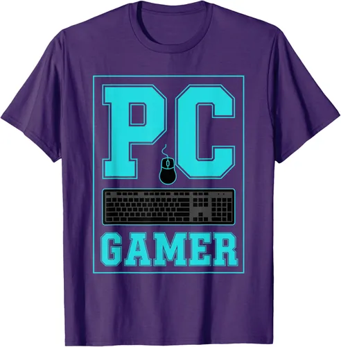 Vista 103 de PC Gamer Gaming Teclado Ratón Esports Computer Fan Camiseta