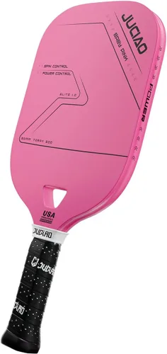 Vista 8 de Paleta de pickleball – Aprobado por USAPA T800 raqueta de pickleball de fibra de carbono de 0.787 pulgadas (0.787 in) con bola de pepinillo