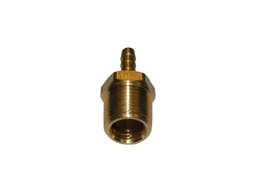 Vista 2 de Conector de manguera Anderson, metales de latón, Barb x NPT macho, 1