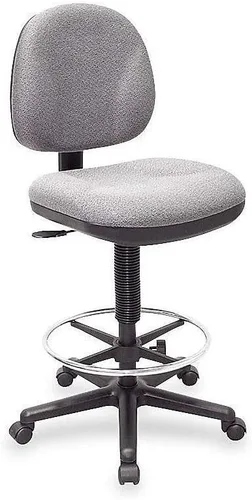 Vista 3 de Lorell Taburete neumático ajustable multitarea, negro