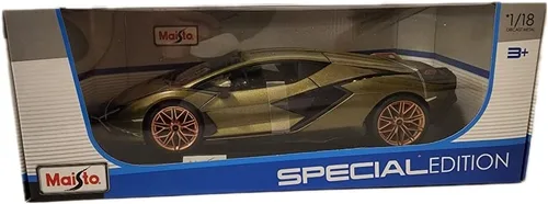 Vista 4 de Maisto SIAN FKP 37 Verde Metálico 1:18 DIECAST Modelo CAR