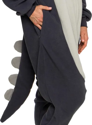 Vista 56 de Funziez! - Disfraz de Halloween para adultos, disfraz de animales y criaturas marinas, mameluco afelpado para cosplay, para mujeres y hombres