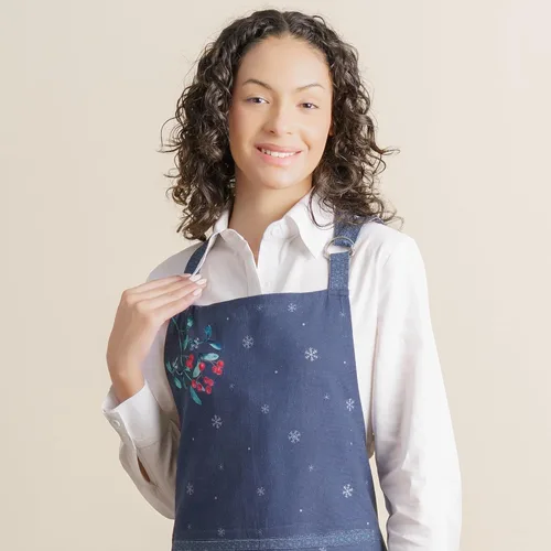 Vista 579 de Maison d' Hermine Delantales para mujer con bolsillo, 100% algodón (27.50 x 31.50 pulgadas)
