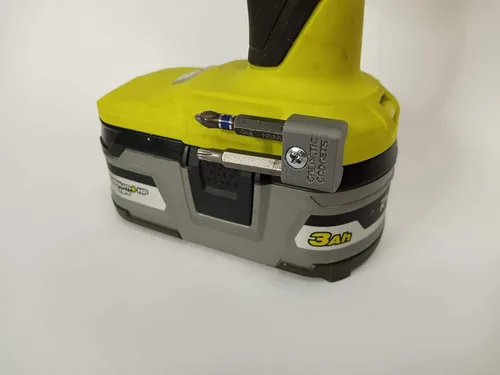 Vista 6 de Soporte magnético para brocas Makita de 18 V y destornillador de impacto, montaje lateral, imanes fuertes, diseño de perfil bajo - Galactic Gadgets