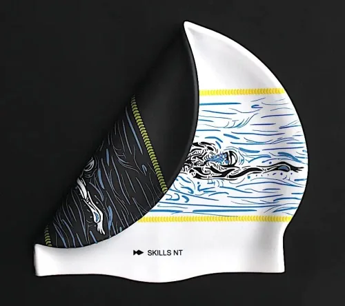 Vista 12 de Gorros de natación - Silicona, Unisex, de mayor calidad by Skills NT