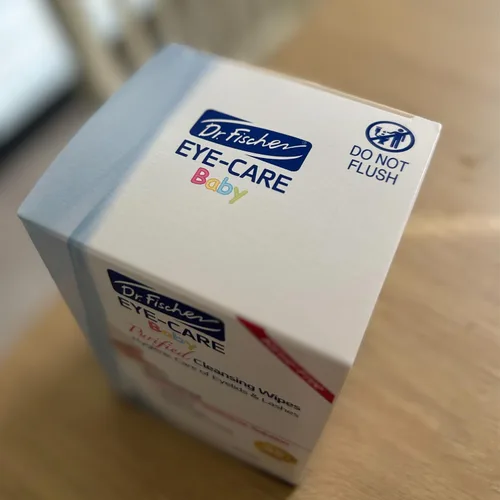 Vista 9 de Dr. Fischer Toallitas para ojos de bebé para recién nacidos y niños pequeños, toallitas limpiadoras estériles para conductos lagrimales obstruidos