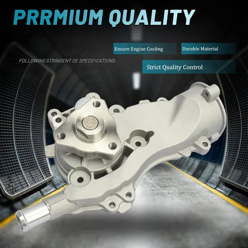 Vista 5 de IRONTEK Bomba de agua de motor AW6662 con junta apta para Buick Encore 2013-2019, para Chevrolet
