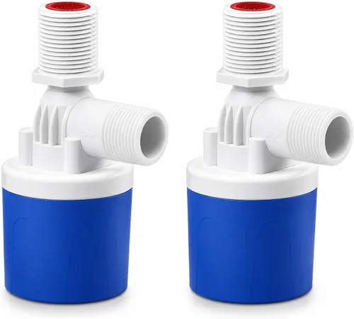 Vista 9 de Válvula de flotador de agua automática roscada NPT de 1 pulgada, válvula de control automático de nivel de agua de PVC resistente para canal de agua