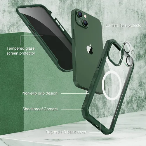 Vista 262 de CENHUFO Funda de privacidad para iPhone 11 Pro, funda de cuerpo completo con protector de pantalla de privacidad de vidrio templado 9H integrado