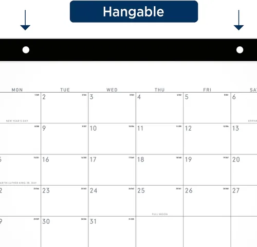 Vista 6 de AT-A-GLANCE® - Calendario mensual contemporáneo de escritorio 2024, 18 x 11 pulgadas, de enero a diciembre de 2024, SK14X00