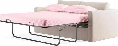 Vista 31 de Juego de sábanas de lujo para sofá cama individual, color negro, 100% algodón egipcio de 800 hilos, se adapta fácilmente a colchones de hasta 5