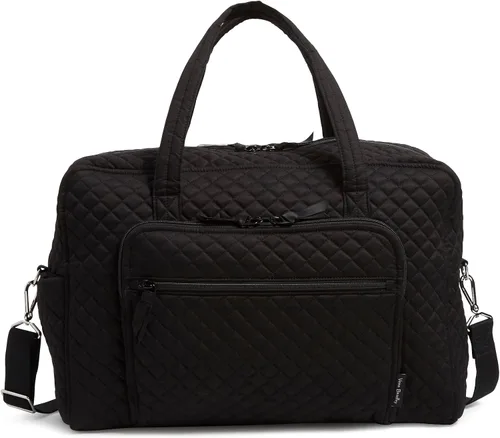 Vista 9 de Bolso de viaje Vera Bradley Signature para mujer, de algodón, para fin de semana, Escalada Ivy Green, Talla única