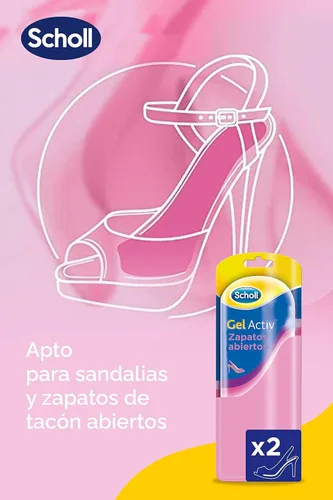 Vista 2 de Scholl Gel Activ - Plantillas para zapatos abiertos, 1 par