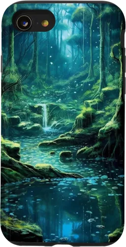 Vista 18 de iPhone 16 fantasy and enchanted Magic forest Case
