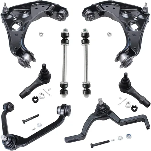 Vista 216 de Detroit Axle - Kit de brazos de control de extremo de 8 piezas para Toyota 2001-2003 Highlander 2002-2003 Camry Lexus ES300, 2 conjuntos de brazos