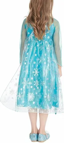 Vista 4 de Vestido de princesa para fiesta de nieve, vestido de princesa para niñas pequeñas