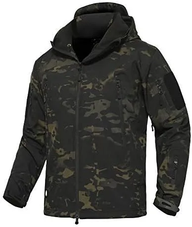 Vista 7 de Antartica - Chaqueta impermeable de estilo militar y camuflado para hombre