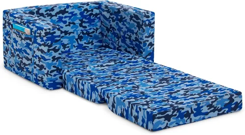 Vista 10 de Delta Children Cozee - Sofá convertible 2 en 1 de sofá a cama, cómodo sofá abierto y cama para niños