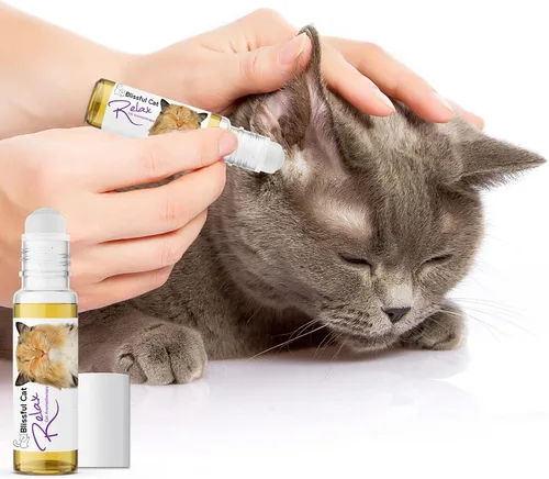Vista 3 de The Blissful Cat Relax - Aromaterapia enrollable para la ansiedad de tu gato, 0.45 onzas