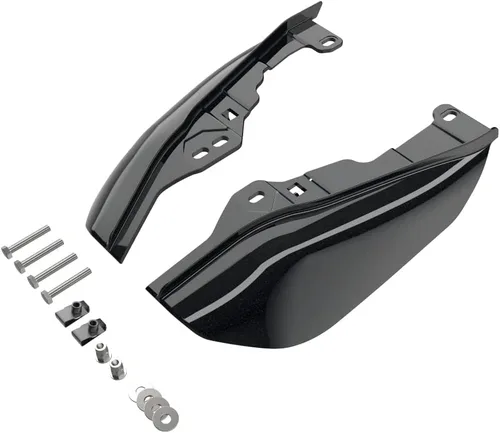 Vista 40 de Advanblack Deflectores de aire Road Glide de marco medio 2024 compatibles con Harley Touring Street Glide, Road King, Electra Glide, 2009-2025