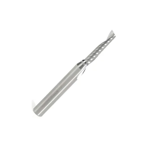 Vista 21 de Amana Tool - 51645 Carburo sólido CNC espiral 'O' sola flauta, corte de plástico 1/2 diámetro x 1