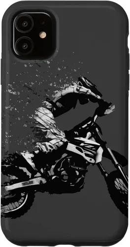 Vista 8 de Motocross Jumping Dirt Bike Rider Vintage Enduro Case for iPhone 17