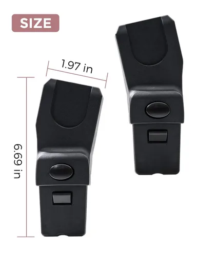 Vista 4 de Adaptadores de asiento de cochecito Momcozy Solo ChangeGo Modelos compatibles para: Joie GEMM, Cybex, Nuna, modelos específicos de Bugaboo