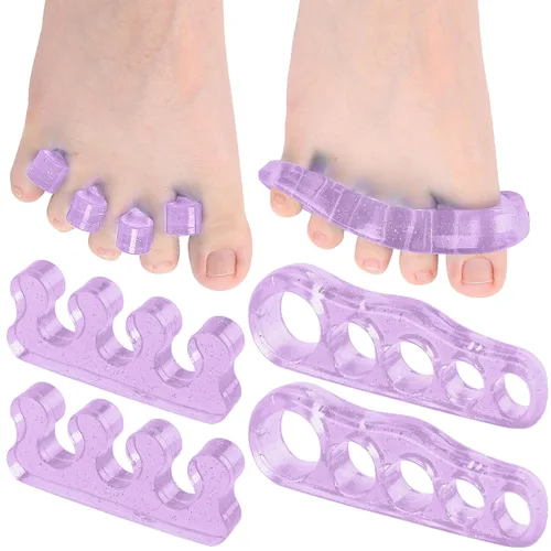 Vista 22 de Original ToePal Separador y enderezador de dedos, para dedos relajados, alivio del dolor de juanetes, dedo martillo y más, para hombres y mujeres