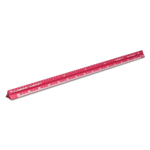 Vista 14 de Alumicolor Regla Métrica de Bolsillo para Arquitecto de Aluminio, 15CM, Negro