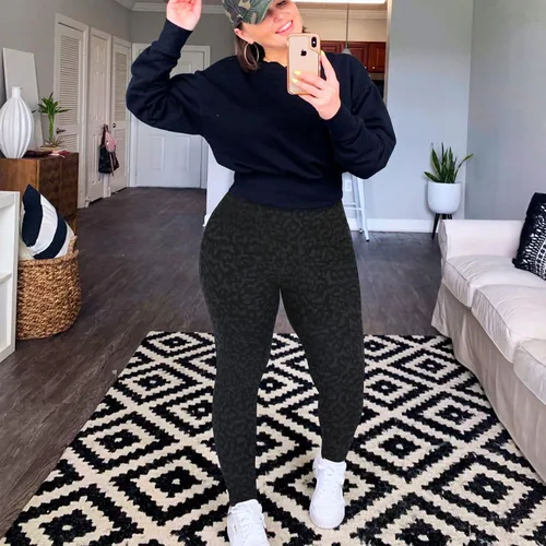 Vista 5 de NEW YOUNG Paquete de 3 leggings de talla grande con bolsillos para mujer, cintura alta, control de abdomen, pantalones de yoga para entrenamiento