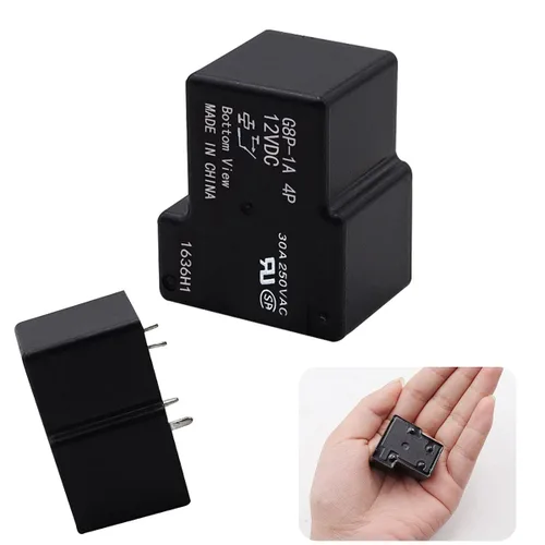 Vista 3 de G8P-1A4P-12VDC 30A 250VAC Relé de PCB totalmente sellado para placa de PC o montaje en panel, resuelve el problema de código F01 de la secadora