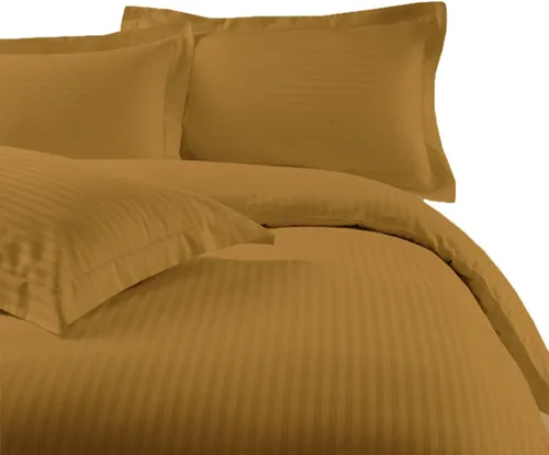 Vista 20 de sheetsnthings Juego de ropa de cama a rayas de 300 hilos, 100% algodón, 5 piezas, tamaño individual, extra largo, XL, color negro, 3 piezas y 2