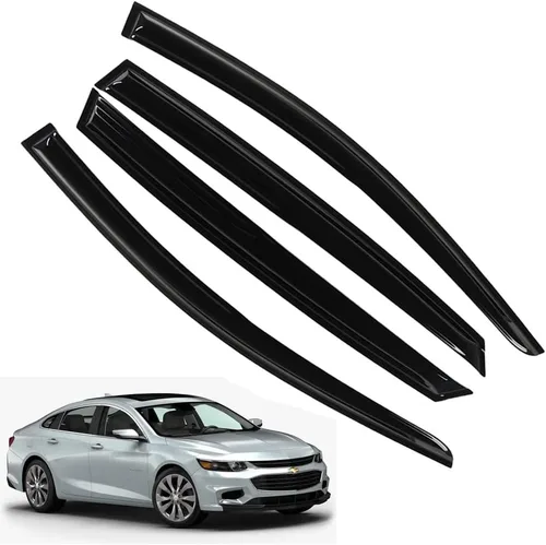 Vista 19 de Protectores de lluvia para Mazda 3 Hatchback 2010-2013, deflectores de ventana lateral con cinta adhesiva para Mazda 3 Hatchback, viseras de ventana