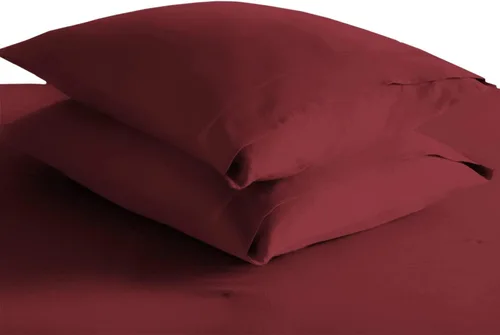 Vista 49 de Juego de 2 fundas de almohada de 100 % algodón puro, tamaño King, color plateado, lujosas fundas de almohada de algodón de fibra larga de 400 hilos