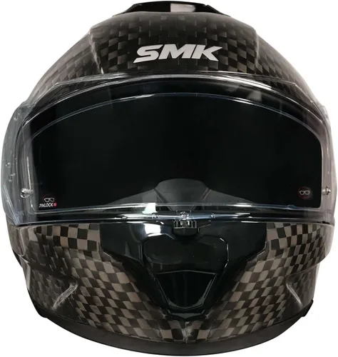 Vista 4 de SMK Helmets Titan Carbon Full Face Motorcycle Helmet