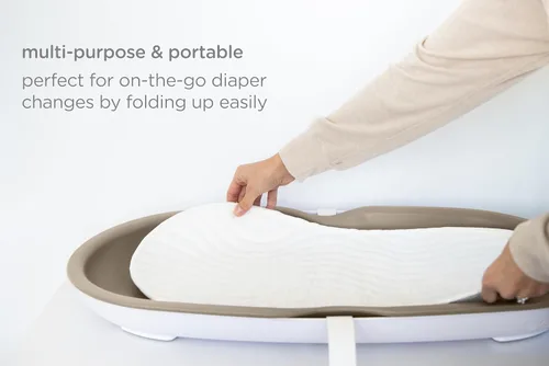 Vista 4 de Ubbi Fundas para cambiador reutilizables para bebés, fáciles de limpiar, impermeables, 4