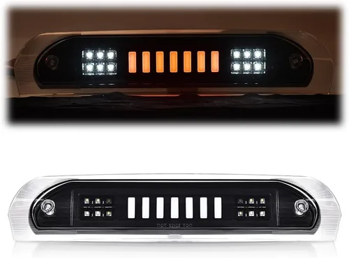 Vista 34 de GRAND ORANGE Tercera luz de freno LED de montaje alto 92-99 compatible con Chevy GMC Suburban/Yukon 94-05 compatible con Chevy Blazer S10 luz