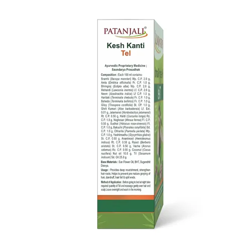 Vista 6 de Patanjali Aceite para el cabello Kesh Kanti, 10.1 fl oz