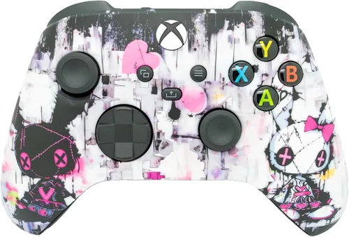 Vista 6 de Controlador inalámbrico personalizado compatible con PC, Windows 10+, Series X/S y One (Series X/S camuflaje verde)